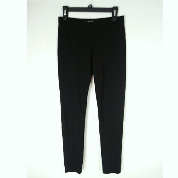 Theory black Quinna Rave 2 pants leggings S - Picture 2 of 16
